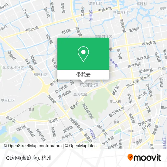 Q房网(蓝庭店)地图