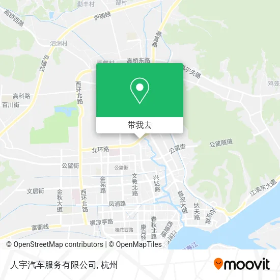 人宇汽车服务有限公司地图