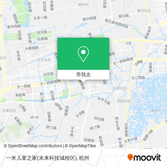 一米儿童之家(未来科技城校区)地图