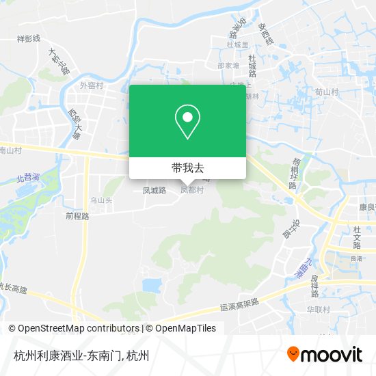 杭州利康酒业-东南门地图