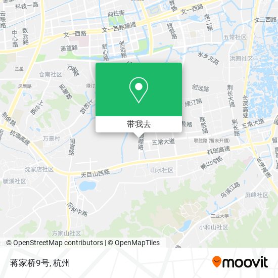蒋家桥9号地图