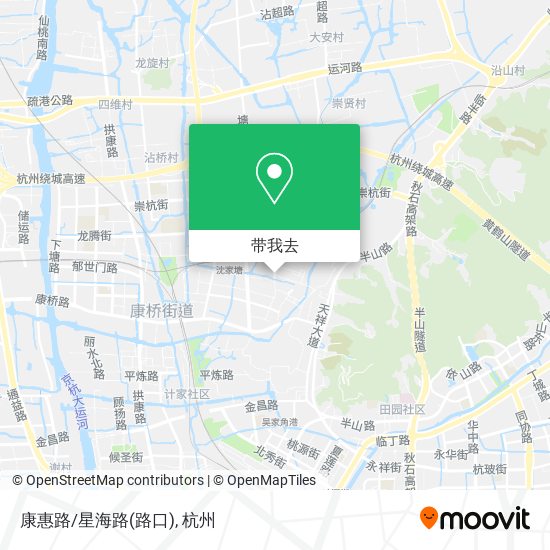 康惠路/星海路(路口)地图