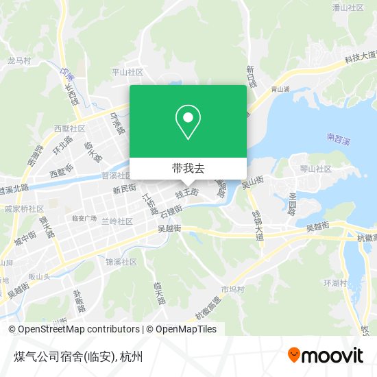 煤气公司宿舍(临安)地图