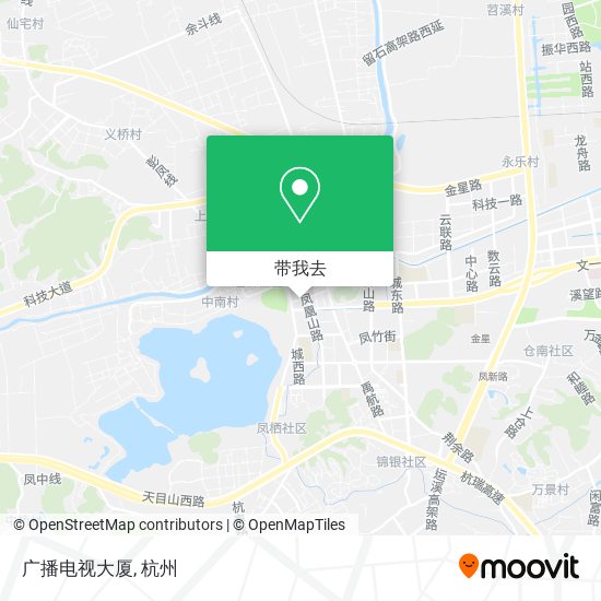 广播电视大厦地图