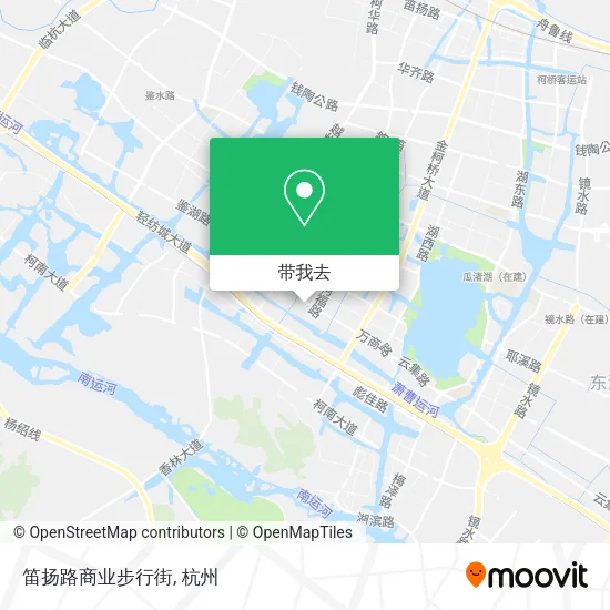 笛扬路商业步行街地图