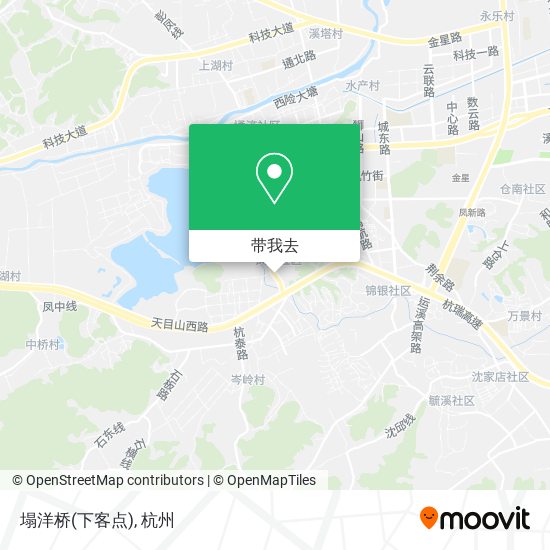 塌洋桥(下客点)地图