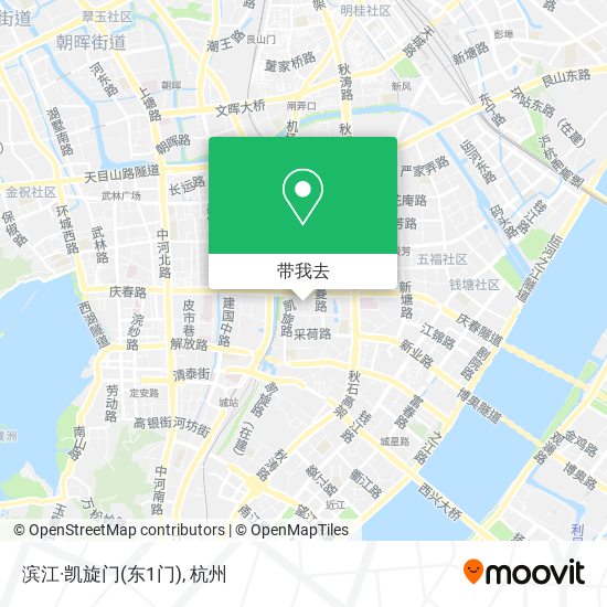 滨江·凯旋门(东1门)地图