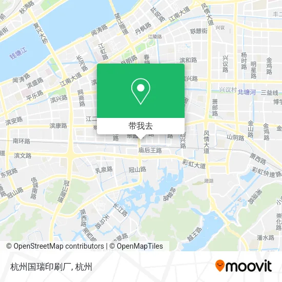 杭州国瑞印刷厂地图
