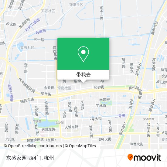 东盛家园-西4门地图