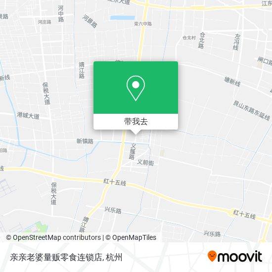 亲亲老婆量贩零食连锁店地图