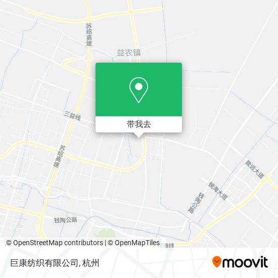 巨康纺织有限公司地图
