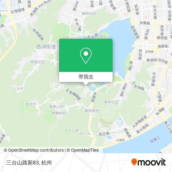 三台山路新83地图