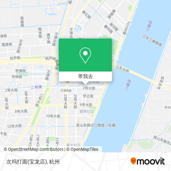 次坞打面(宝龙店)地图