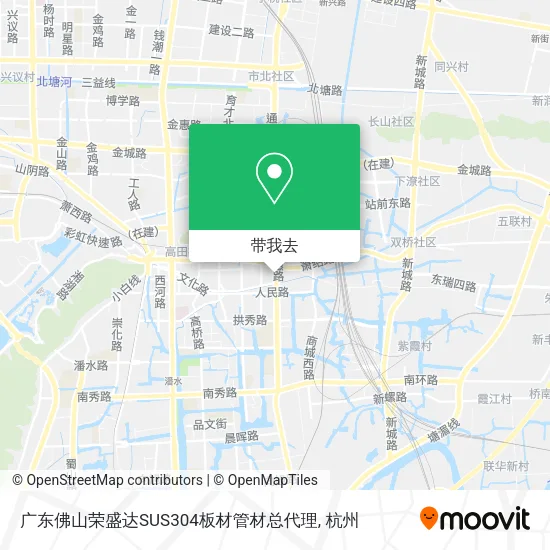广东佛山荣盛达SUS304板材管材总代理地图