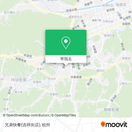 兄弟快餐(吉祥街店)地图