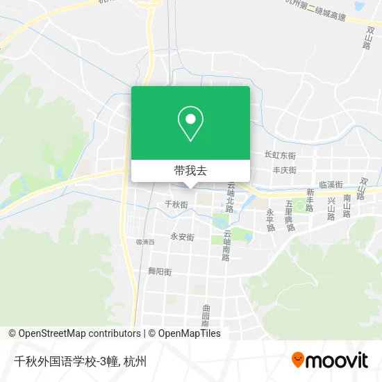 千秋外国语学校-3幢地图