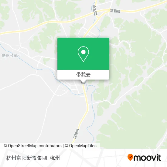 杭州富阳新投集团地图