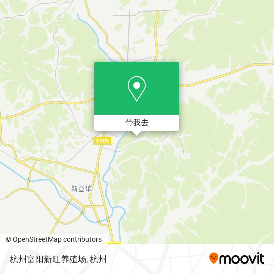 杭州富阳新旺养殖场地图