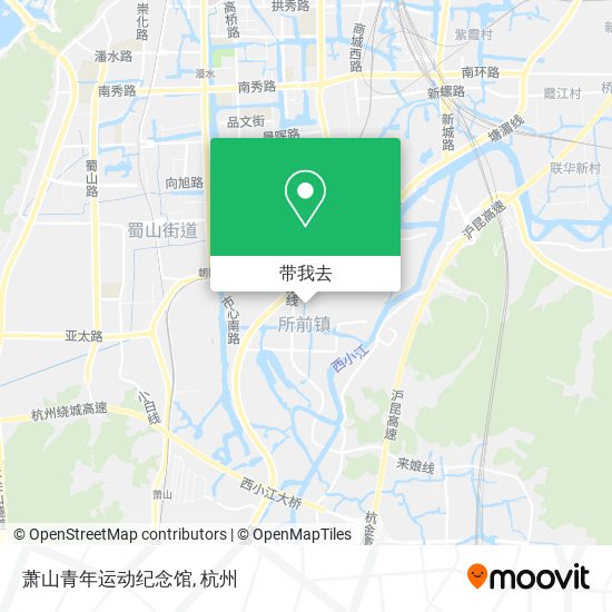 萧山青年运动纪念馆地图