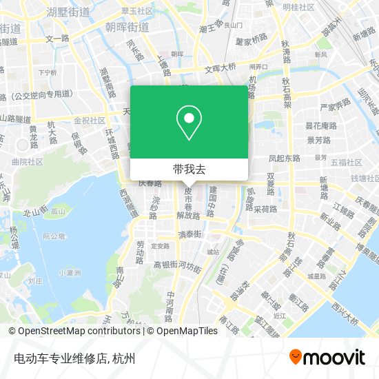 电动车专业维修店地图