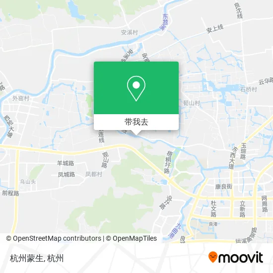 杭州蒙生地图