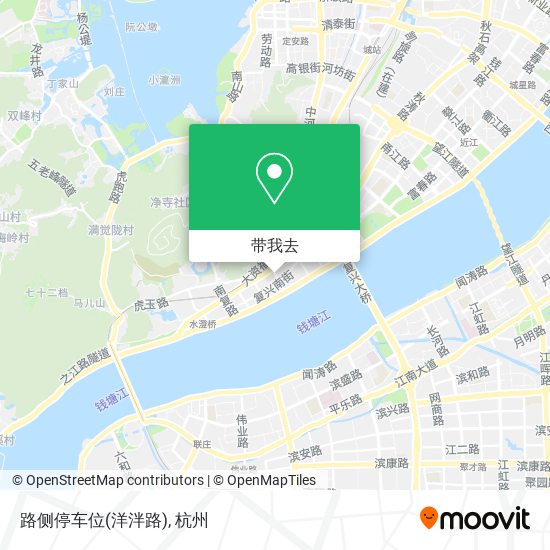 路侧停车位(洋泮路)地图