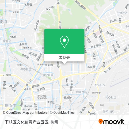 下城区文化创意产业园区地图