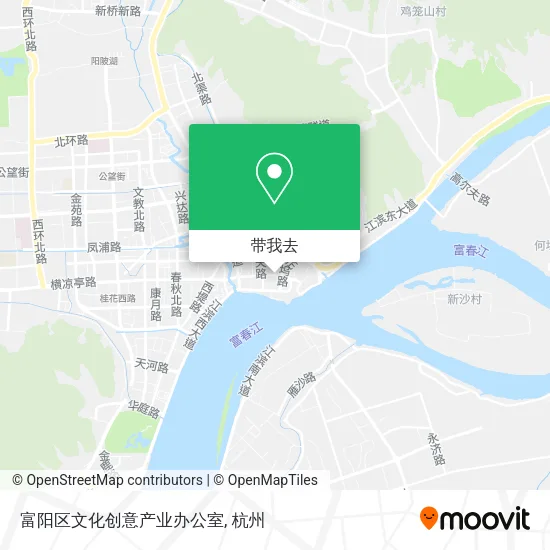 富阳区文化创意产业办公室地图