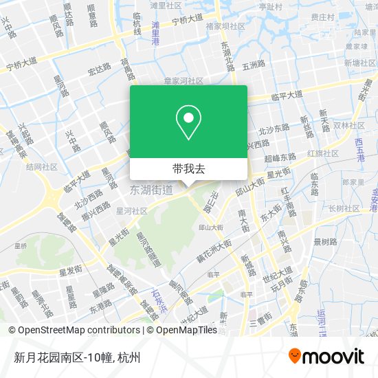 新月花园南区-10幢地图