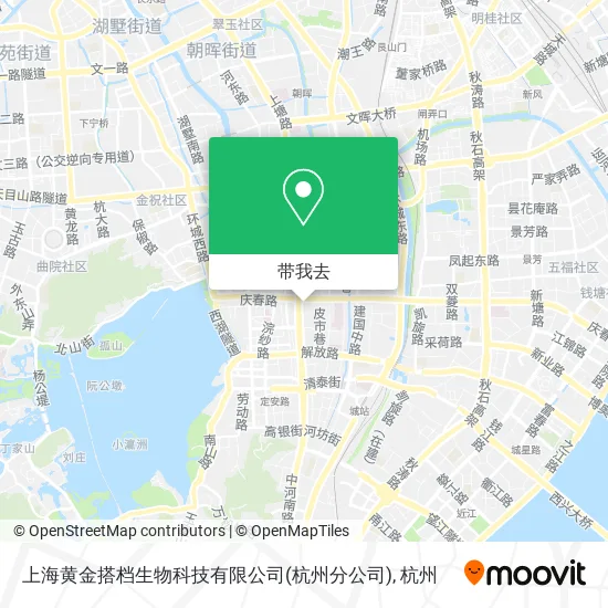 上海黄金搭档生物科技有限公司(杭州分公司)地图