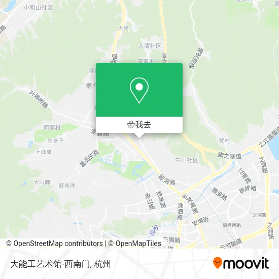 大能工艺术馆-西南门地图