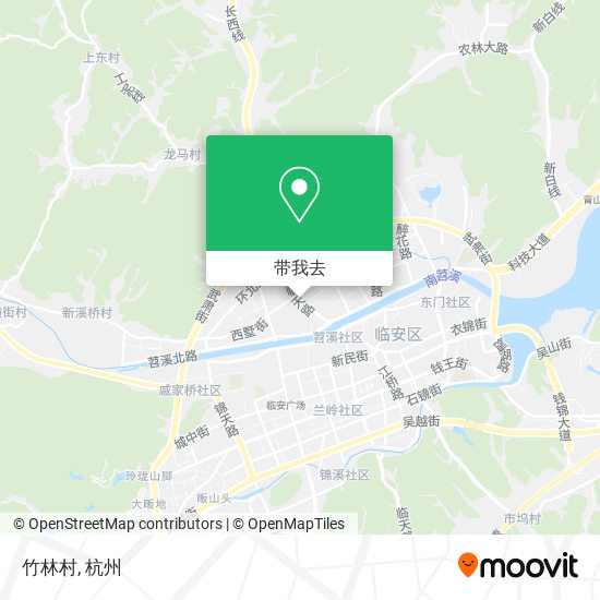 竹林村地图