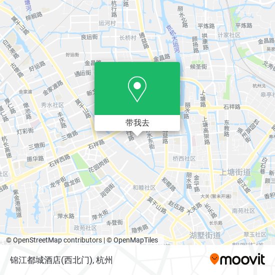 锦江都城酒店(西北门)地图