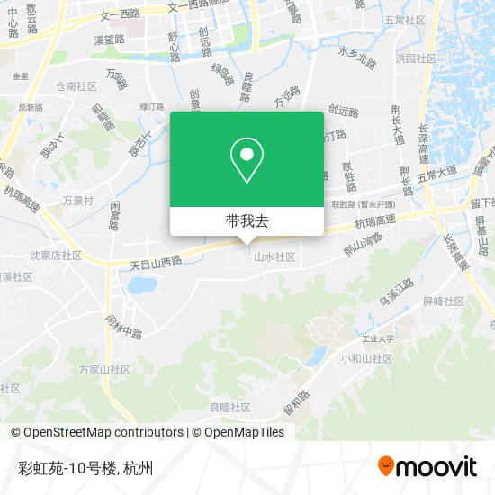 彩虹苑-10号楼地图
