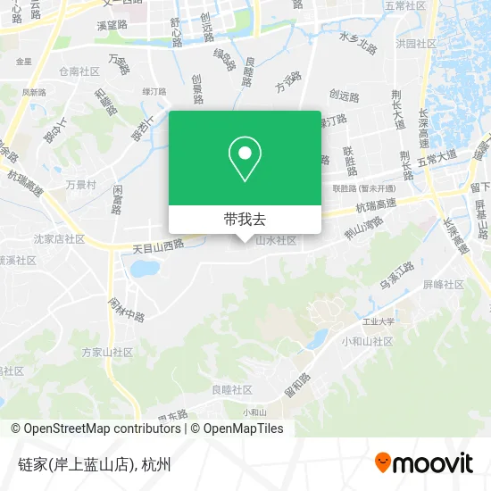 链家(岸上蓝山店)地图
