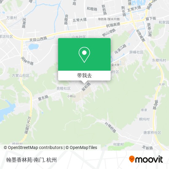 翰墨香林苑-南门地图