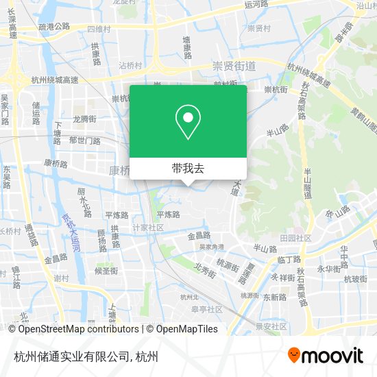 杭州储通实业有限公司地图