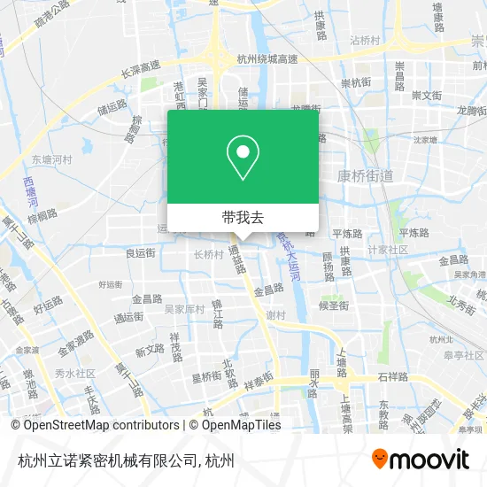 杭州立诺紧密机械有限公司地图