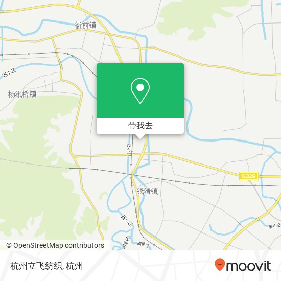 杭州立飞纺织地图