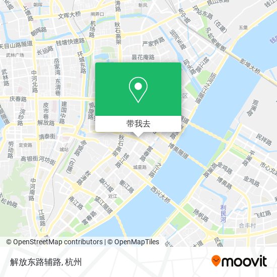 解放东路辅路地图