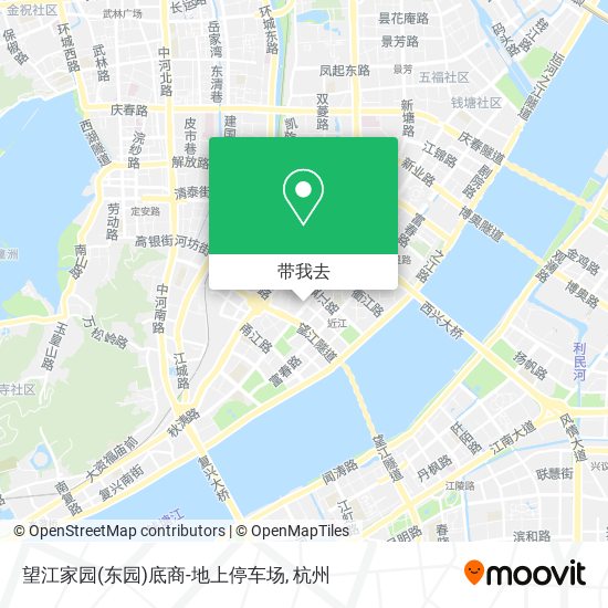 望江家园(东园)底商-地上停车场地图