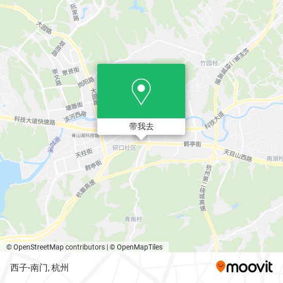 西子-南门地图
