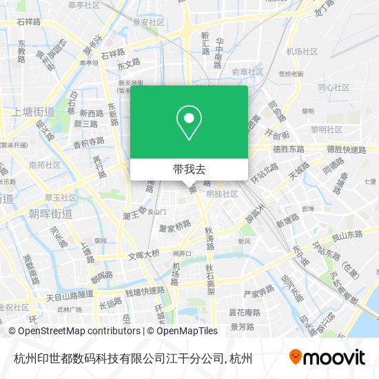 杭州印世都数码科技有限公司江干分公司地图