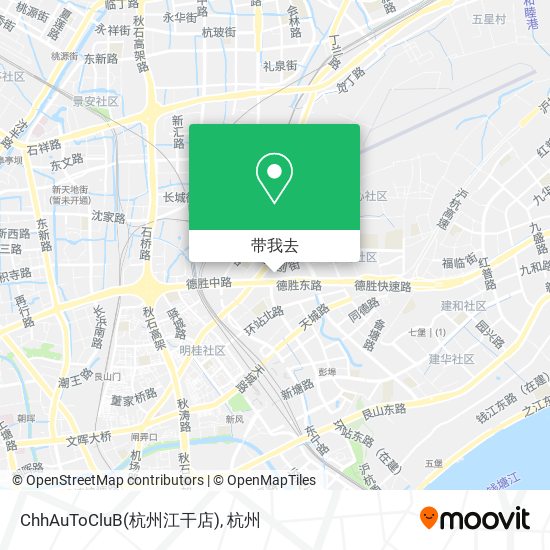 ChhAuToCluB(杭州江干店)地图