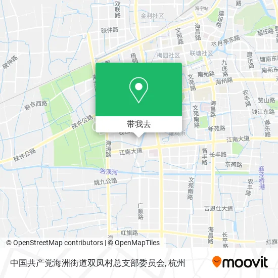 中国共产党海洲街道双凤村总支部委员会地图