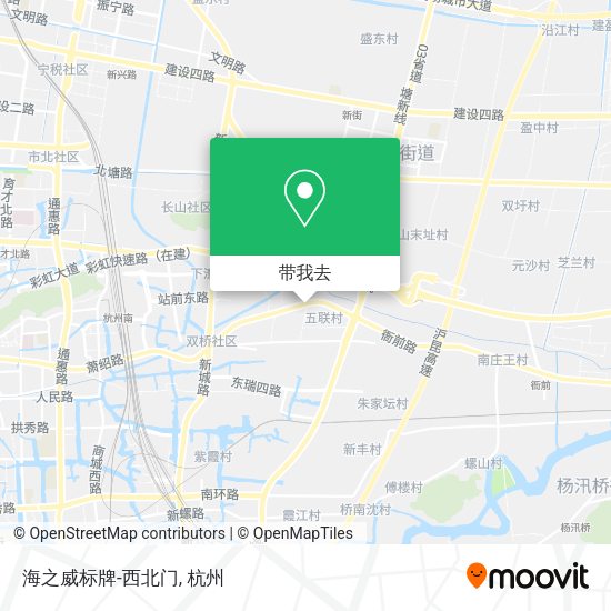 海之威标牌-西北门地图