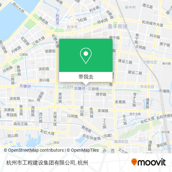 杭州市工程建设集团有限公司地图