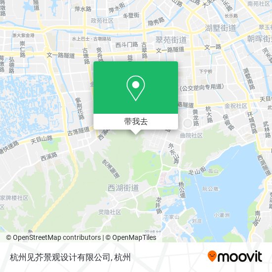 杭州见芥景观设计有限公司地图