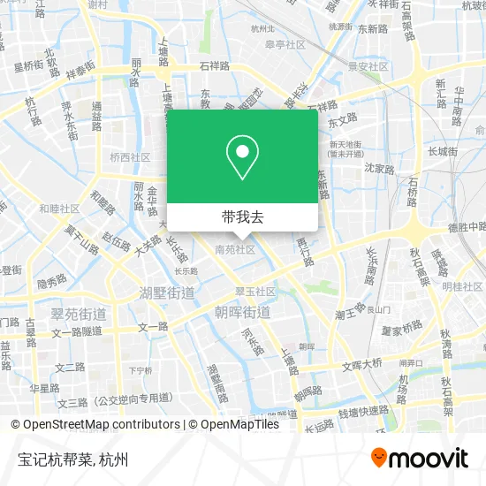 宝记杭帮菜地图