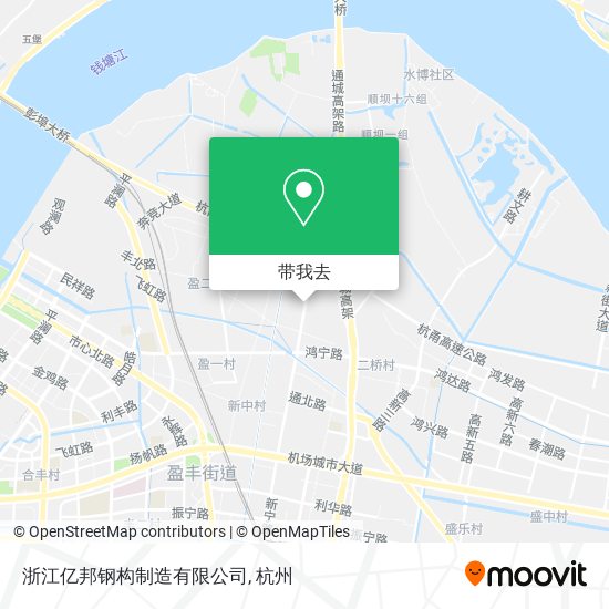 浙江亿邦钢构制造有限公司地图